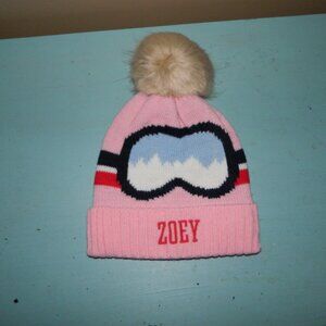 Mark & Graham Ski Kids Google Pom Pom Hat "ZOEY" (W-14)